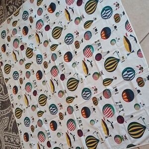 Fornasetti Aramis Barcelona Hot Air Balloons tablecloth Wall hanging 58" x 60.5"
